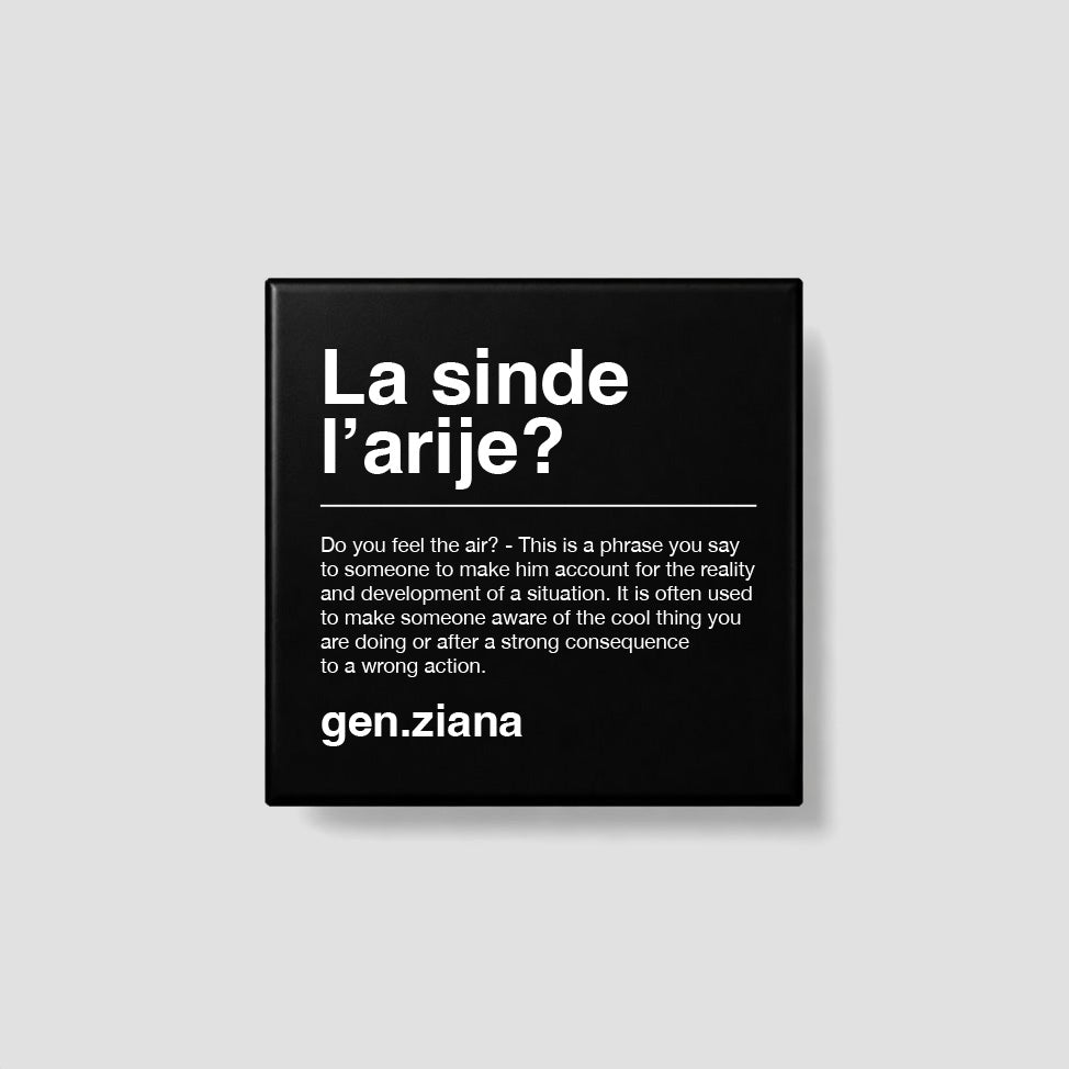 Calamita La sinde l'arije?