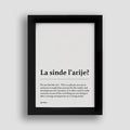 Quadro La sinde l'arije?