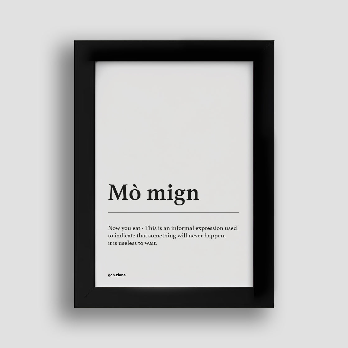 Quadro Mò mign