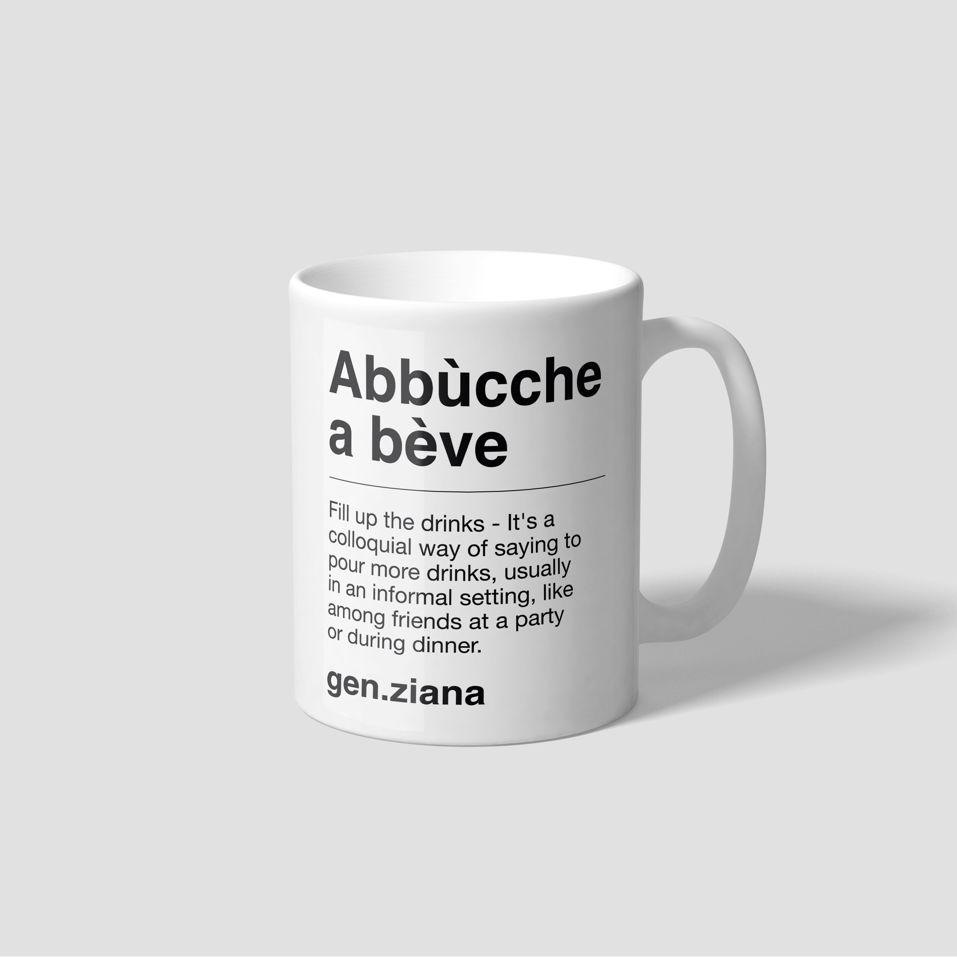 Tazza Abbùcche a bève