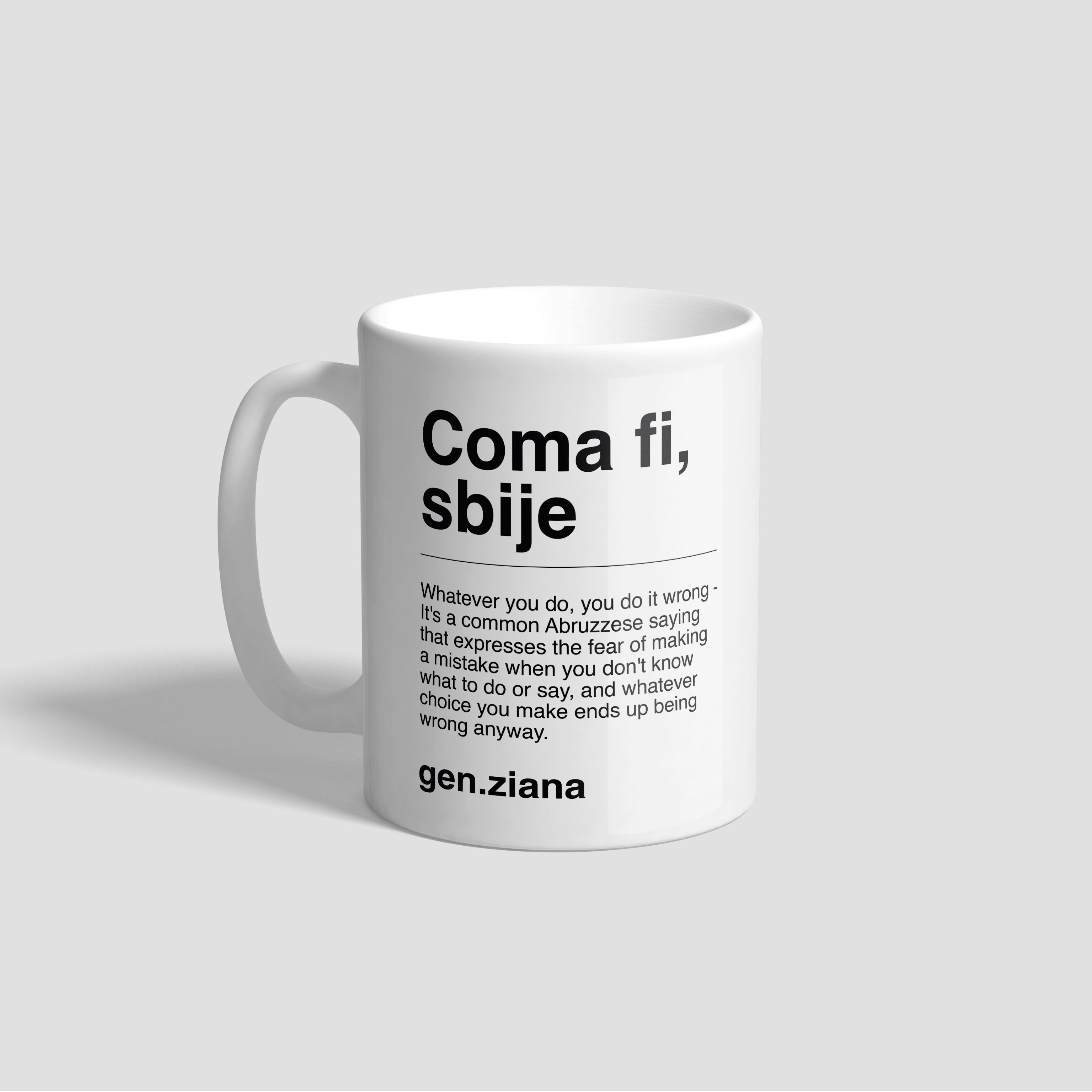 Tazza Coma fi,sbije