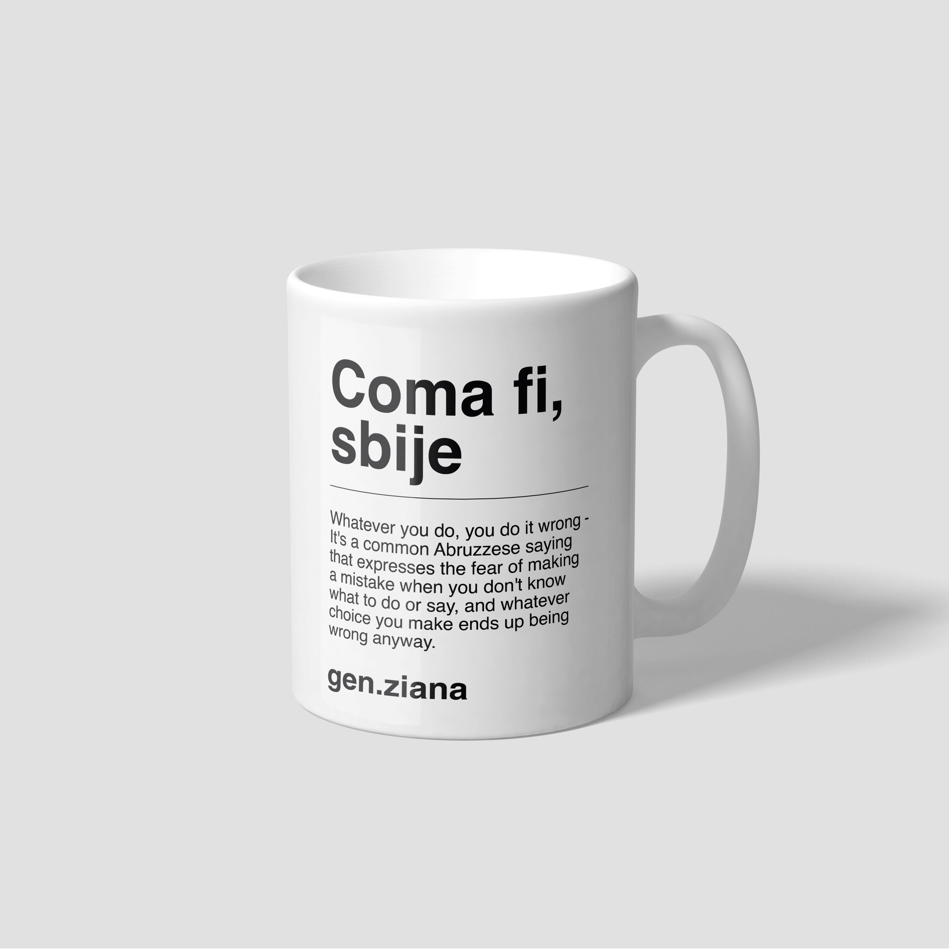 Tazza Coma fi,sbije
